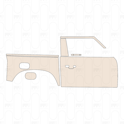 (right) Door+Rear Fender with Explorer Package
