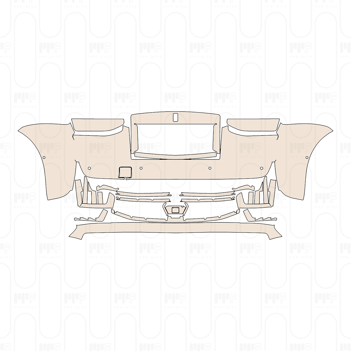 Pre-Cut PPF Rolls-Royce Ghost Extended Wheelbase 2025