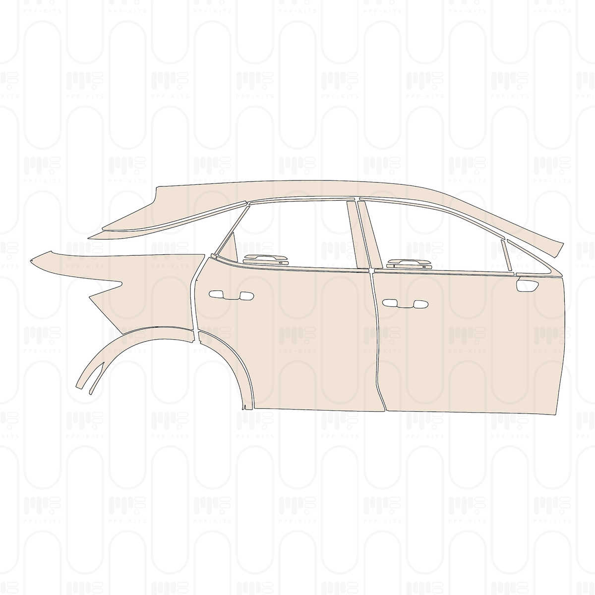 (right) Door+Rear Fender