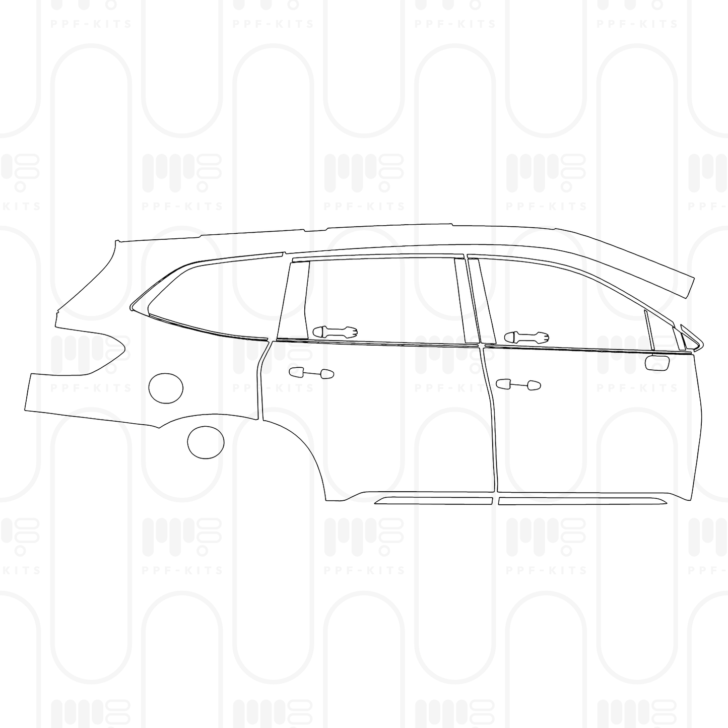 Pre-Cut PPF Subaru Ascent (US) Touring 2026