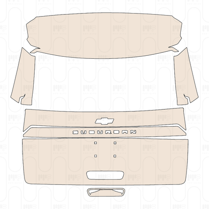 Trunk Lid with "SUBURBAN" Emblem