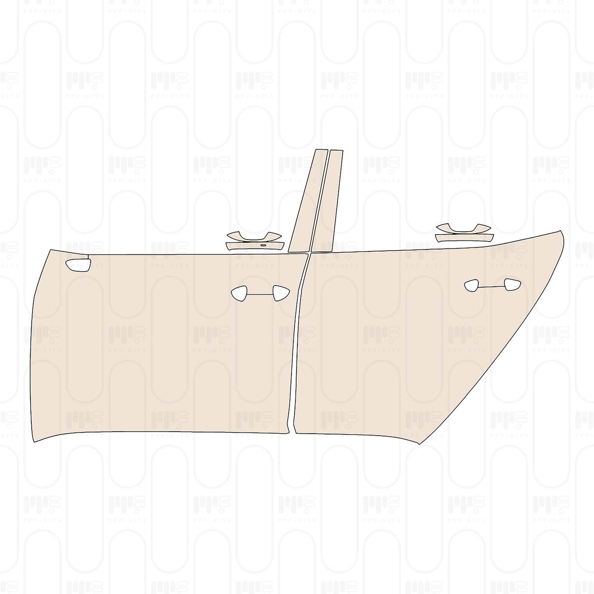 (left) Door+Rear Fender+Side Skirt