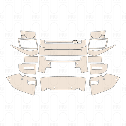 Bumper+Headlamp with relief cut