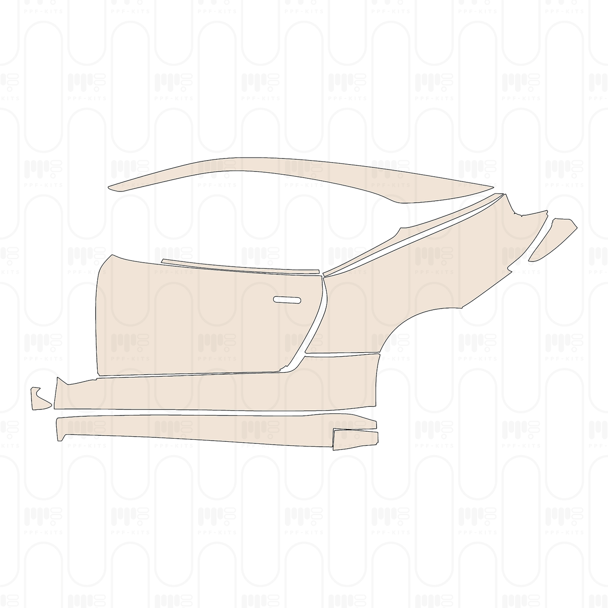 (left) Door+Rear Fender+Side Skirt