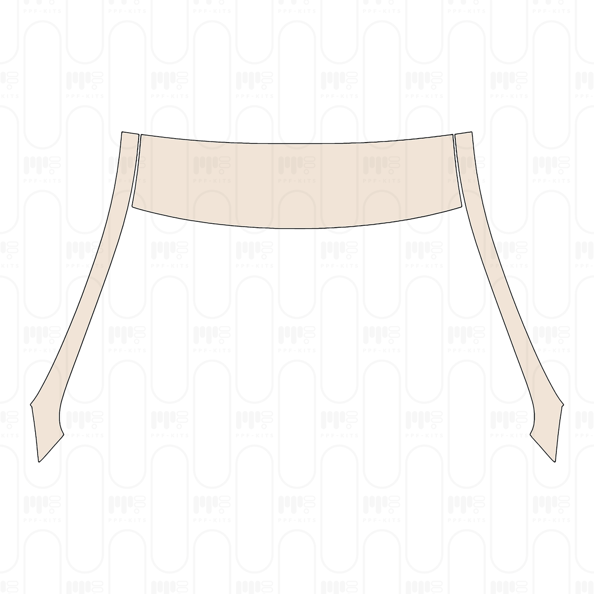 A-Pillar+Roof (front) without sunroof
