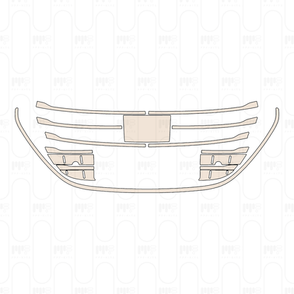 Grille for a standing Mercedes-Benz