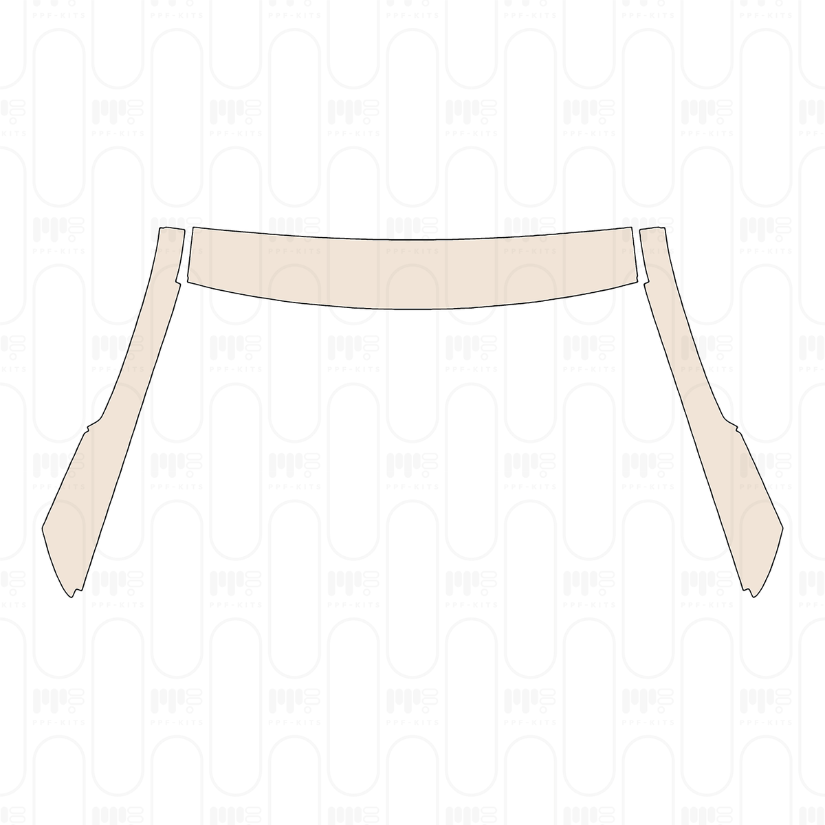A-Pillar+Roof (front) without sunroof