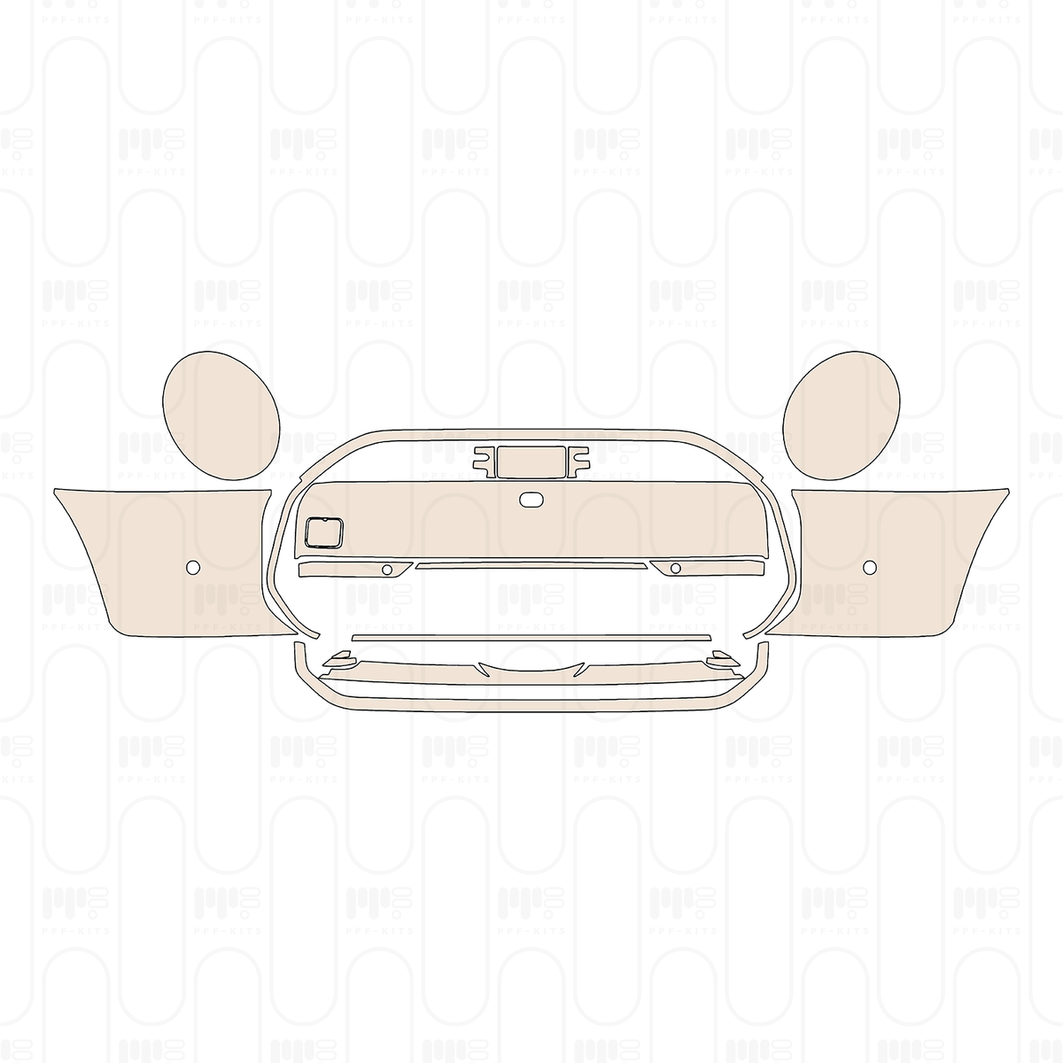 Bumper with 4 PDC (Parking Sensors)