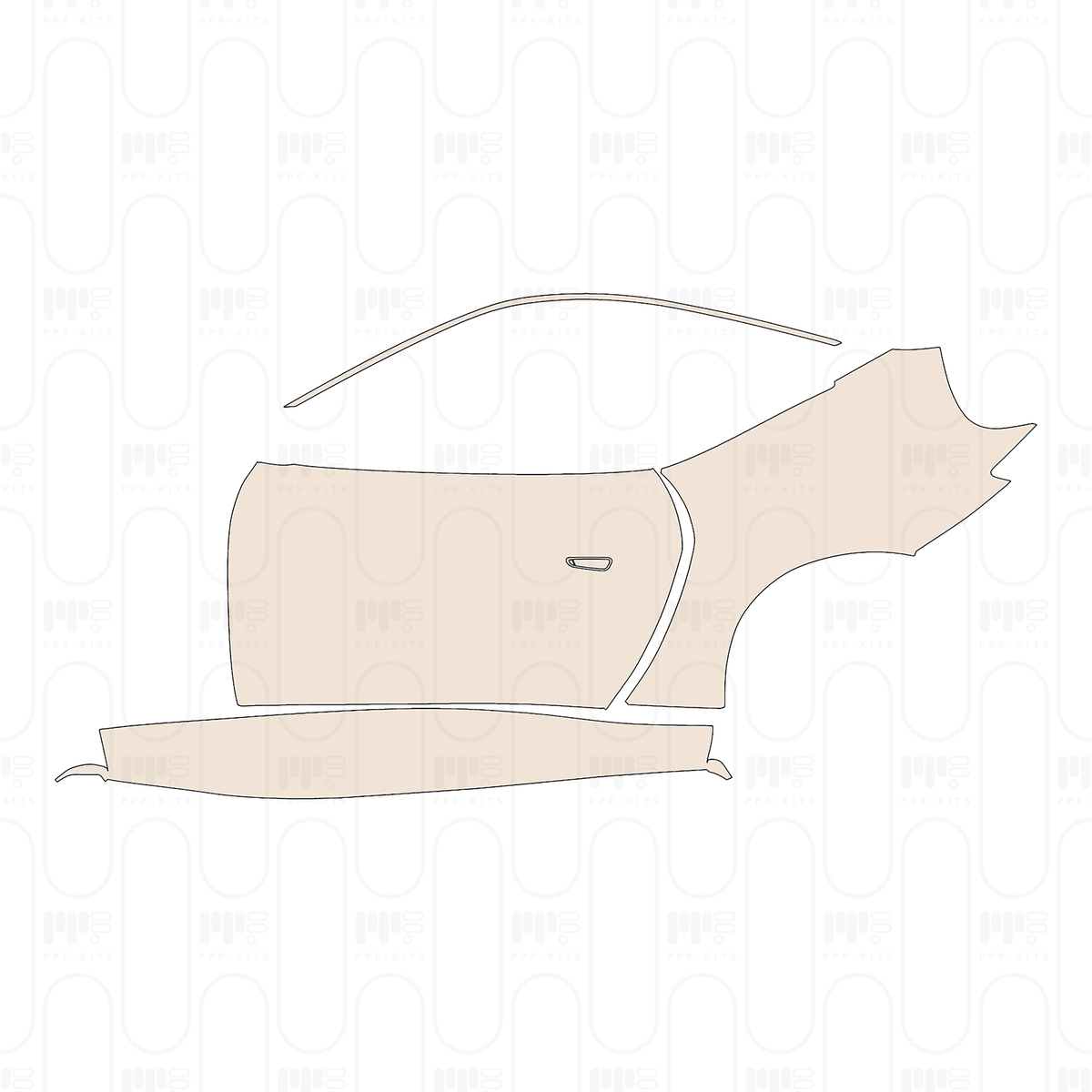 (left) Door+Rear Fender+Side Skirt