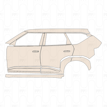 (left) Door+Rear Fender+Side Skirt