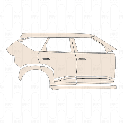 (right) Door+Rear Fender+Side Skirt