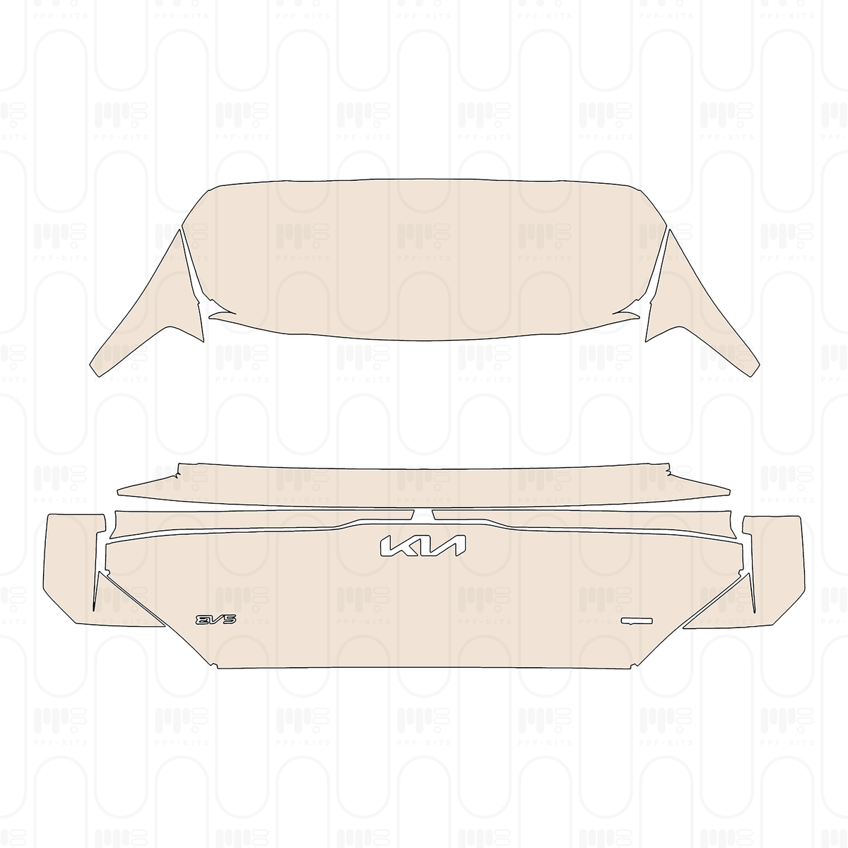 Trunk Lid with "EV5" & "GT-Line" Emblems
