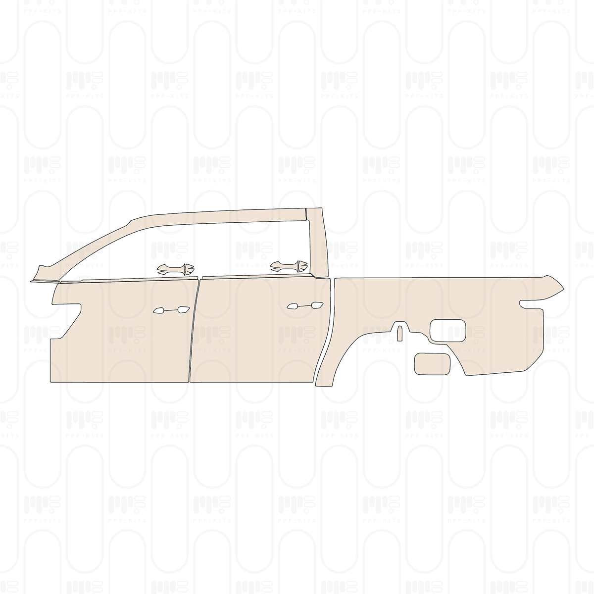 (left) Door+Rear Fender+Side Skirt