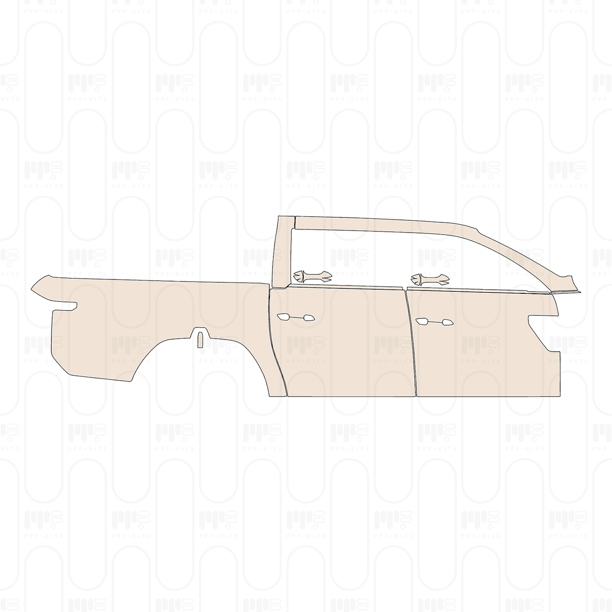 (right) Door+Rear Fender+Side Skirt