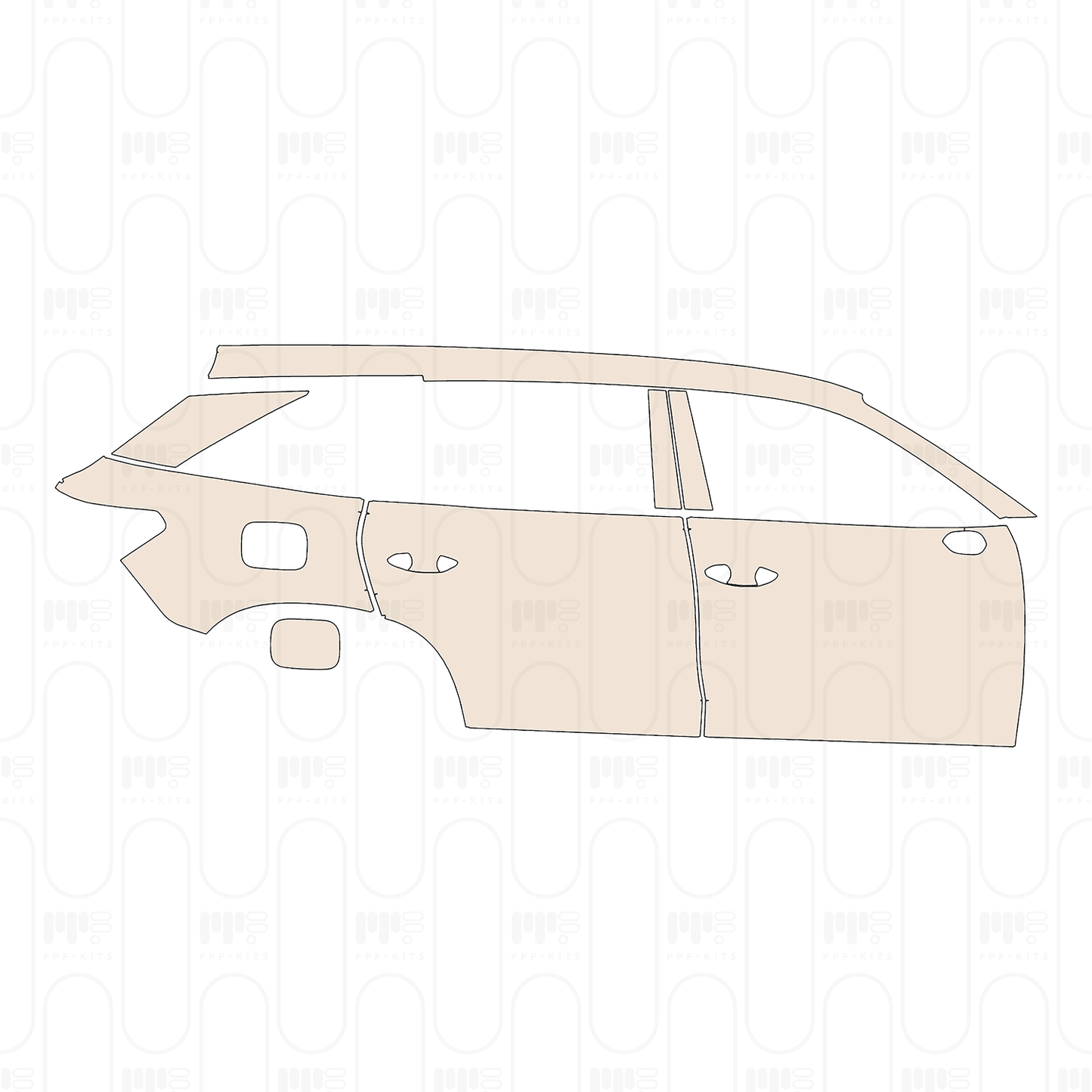 Pre-Cut PPF Skoda Kodiaq L&K (EU) 2026