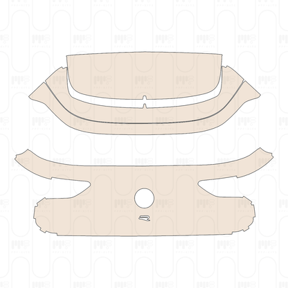 Trunk Lid with R Performance pack, with "R" Emblem