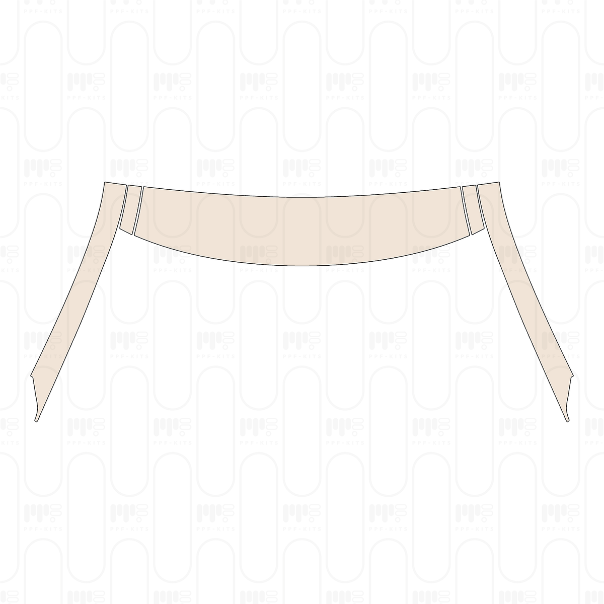 A-Pillar+Roof (front) without sunroof