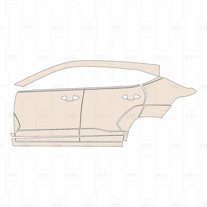 (left) Door+Rear Fender+Side Skirt