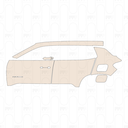 (left) Door+Rear Fender with "AVENGER" Emblem on front door