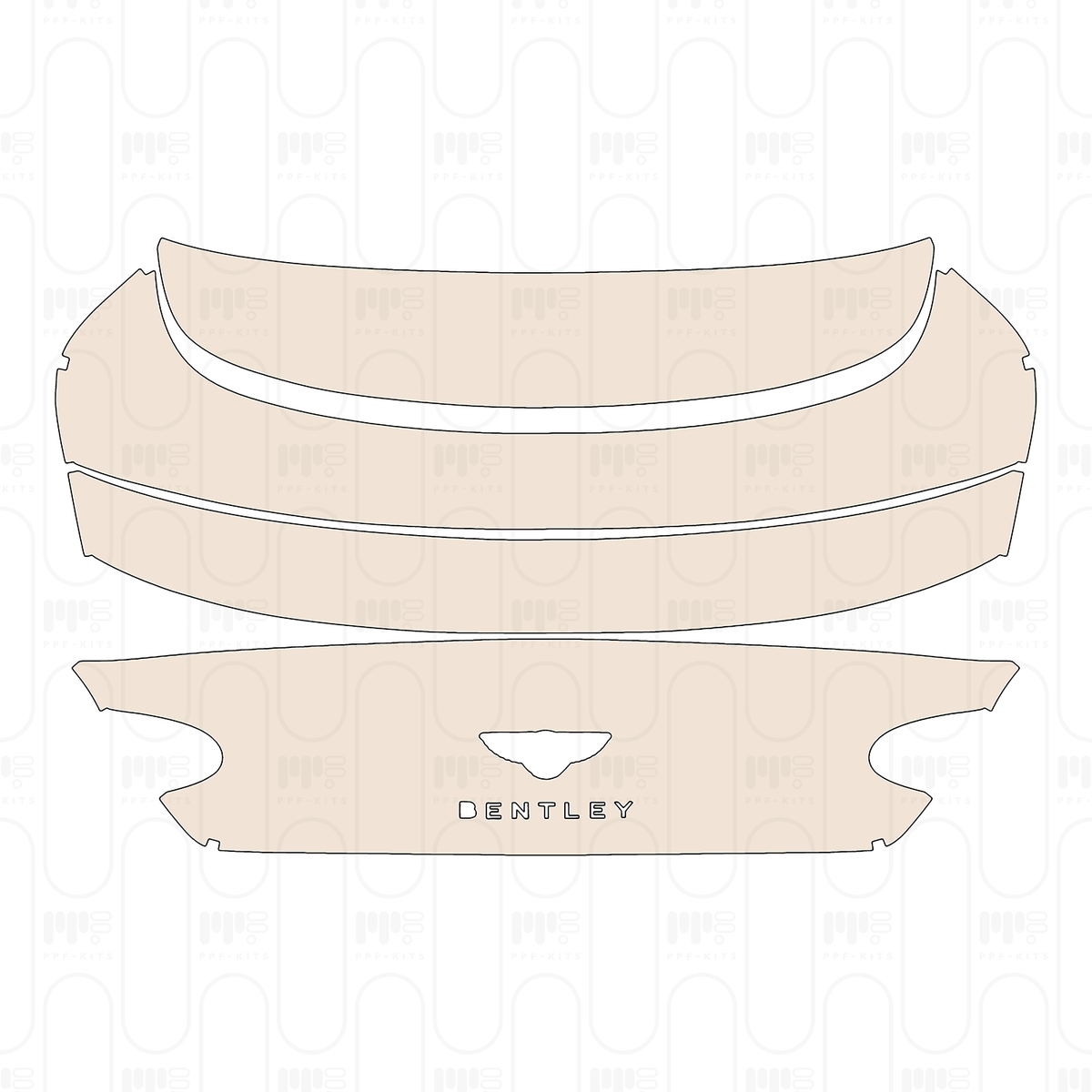 Trunk Lid with "BENTLEY" Emblem