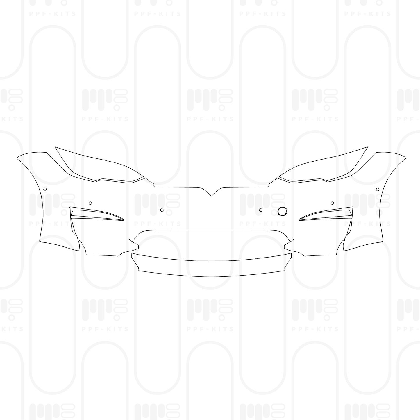 Pre-Cut PPF Tesla Model S Plaid 2025