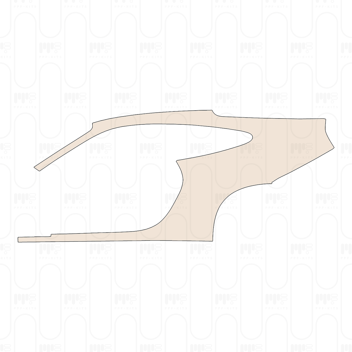 (left) Rear Fender the bottom edge of rear Fender dosen't cover the coarse-grained surface