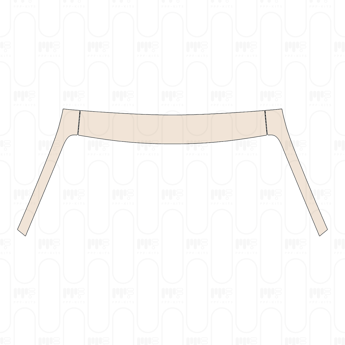 A-Pillar+Roof (front) without roof rack