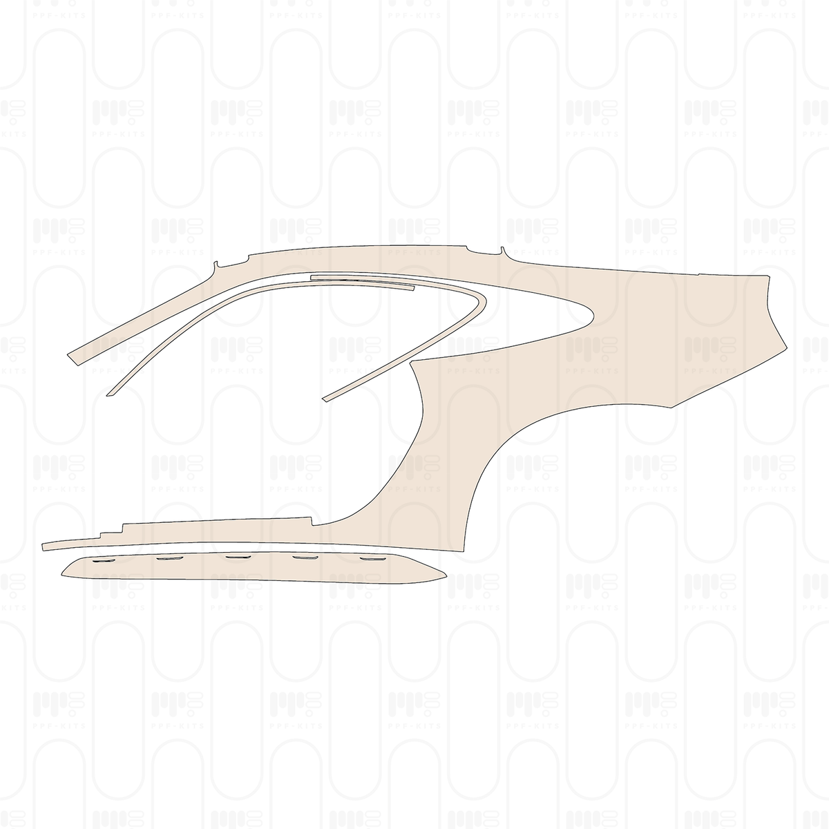 (left) Rear Fender with roof rack