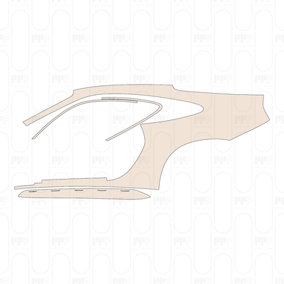 (left) Rear Fender without roof rack