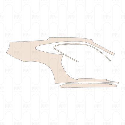(right) Rear Fender without roof rack