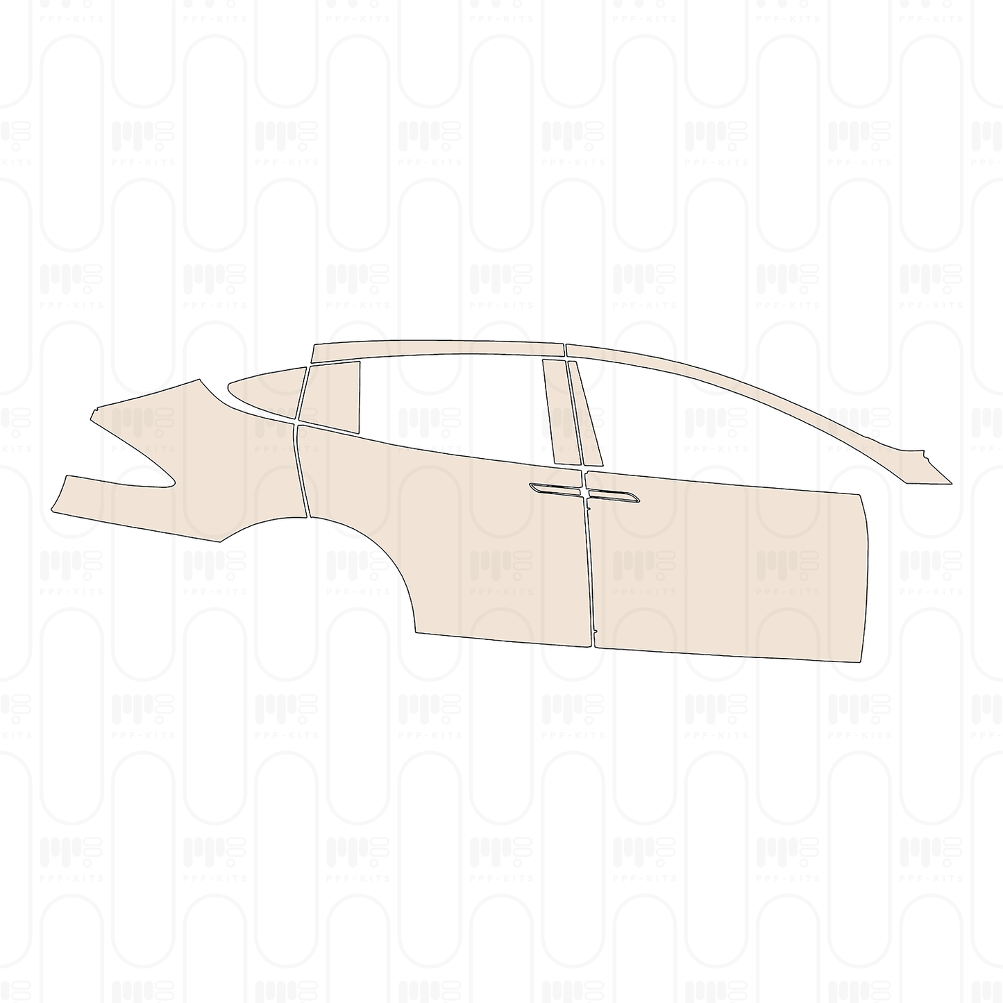 Pre-Cut PPF Tesla Model X Base 2026