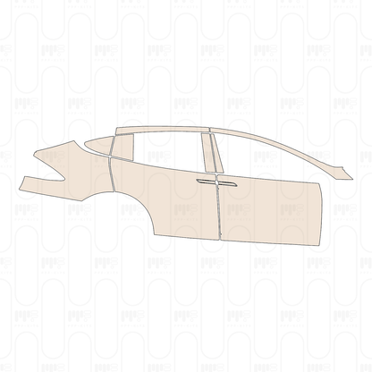 Pre-Cut PPF Tesla Model X Plaid 2025