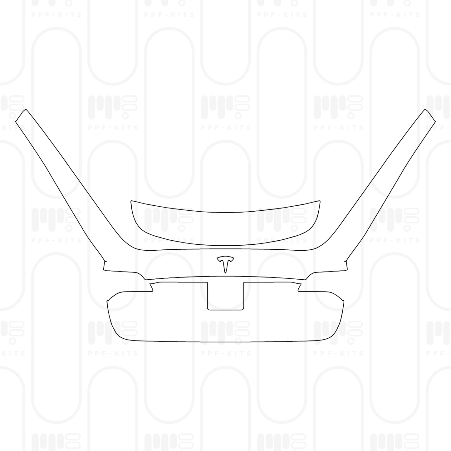 Pre-Cut PPF Tesla Model X Plaid 2026