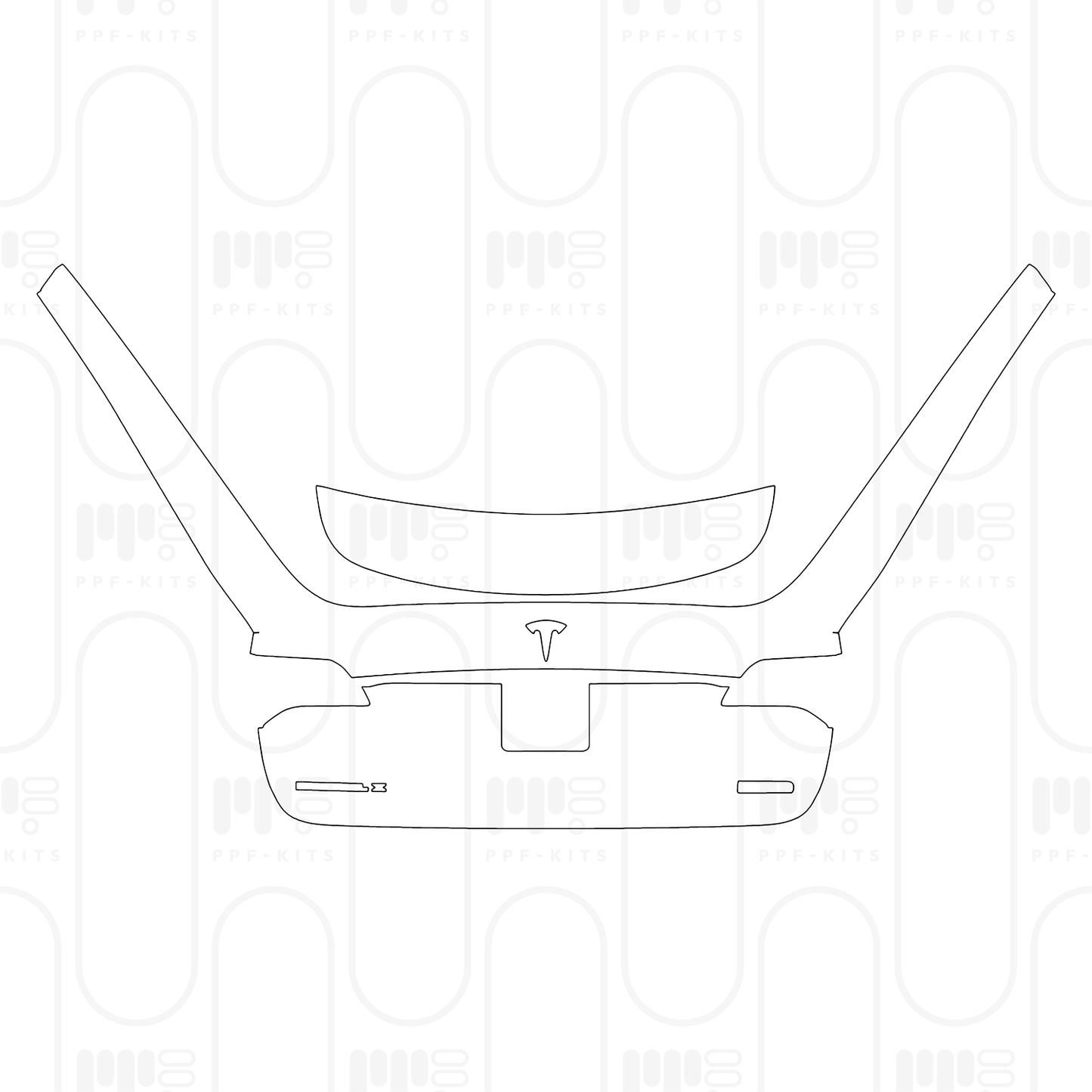 Pre-Cut PPF Tesla Model X Base 2025