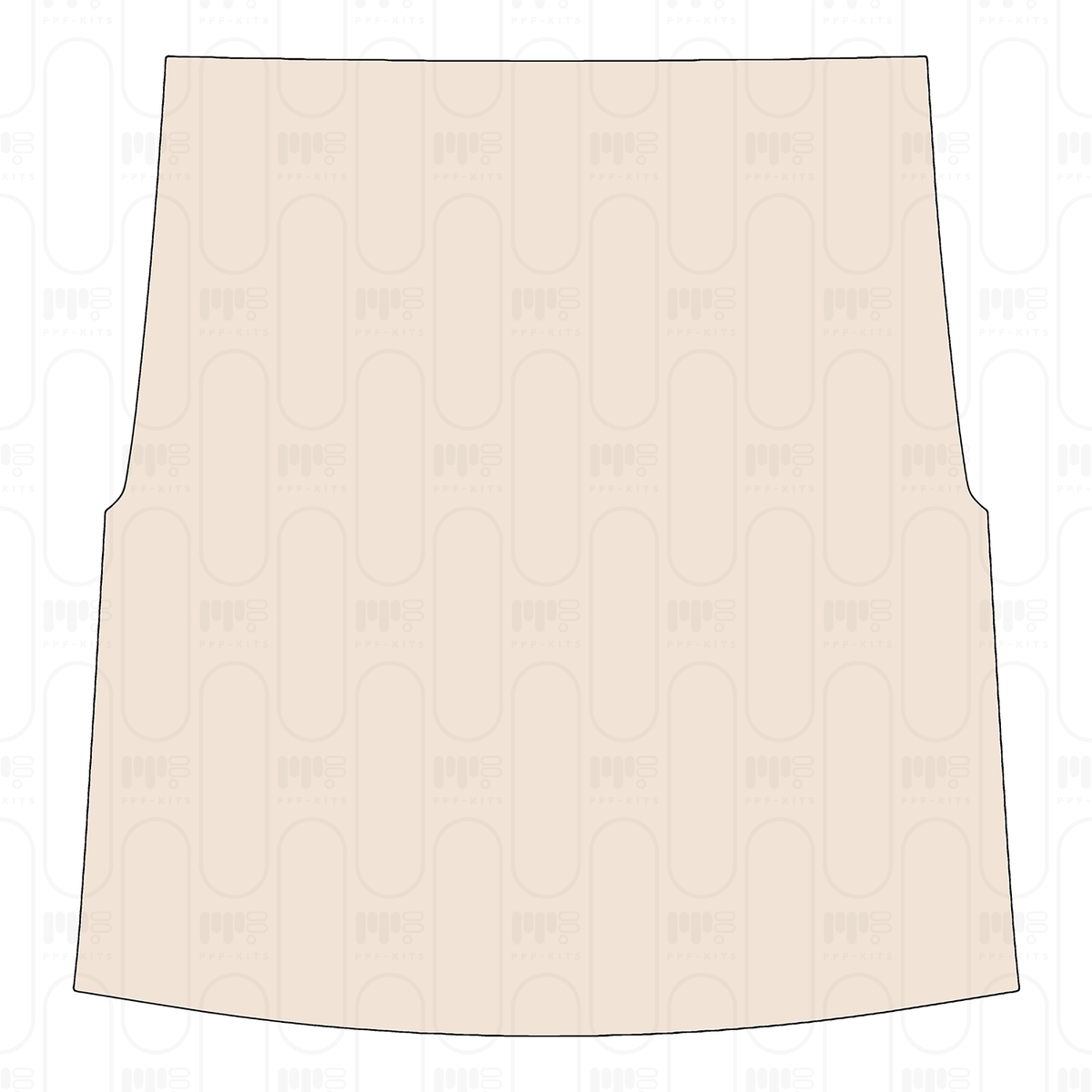 Roof without mounted Antenna cutout