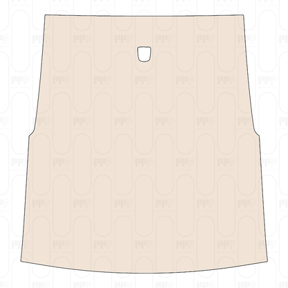 Roof with mounted Antenna cutout