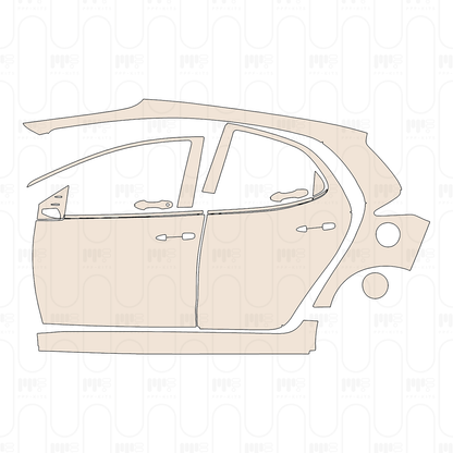 Pre-Cut PPF Toyota Yaris 2025