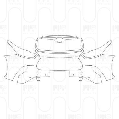 Pre-Cut PPF Toyota Highlander (US) Platinum 2026