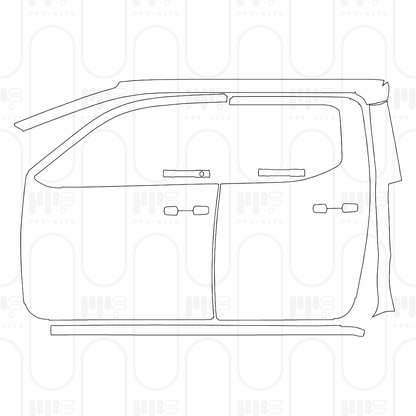Pre-Cut PPF Toyota Tacoma Double Cab Trailhunter 2026