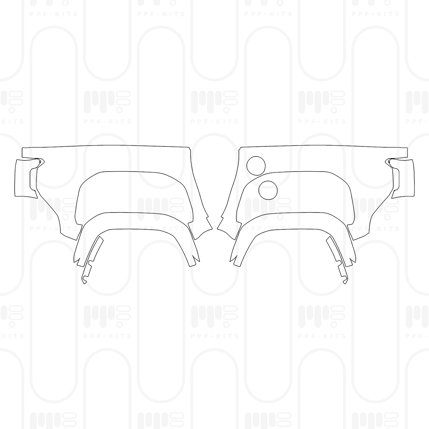 Pre-Cut PPF Toyota Tacoma Double Cab Trailhunter 2026