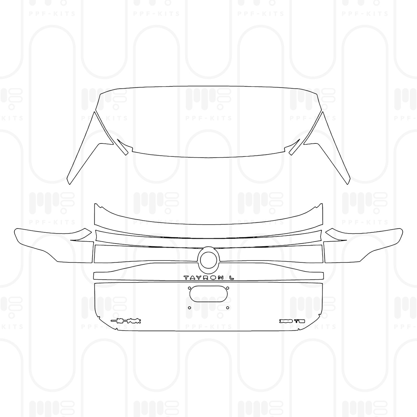 Pre-Cut PPF Volkswagen Tayron L (CN) Base 2026