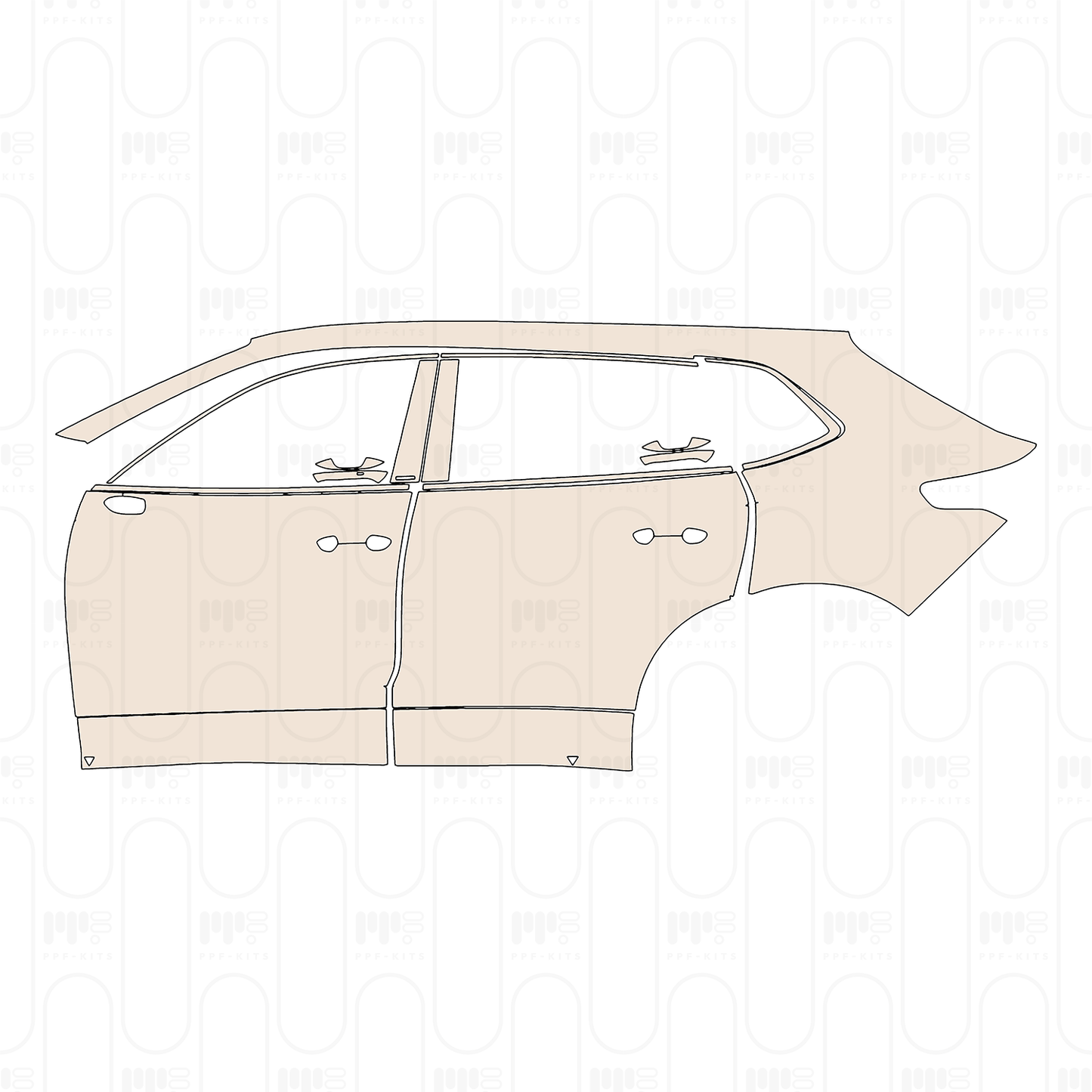 Pre-Cut PPF Volkswagen Tiguan L Pro Base 2026