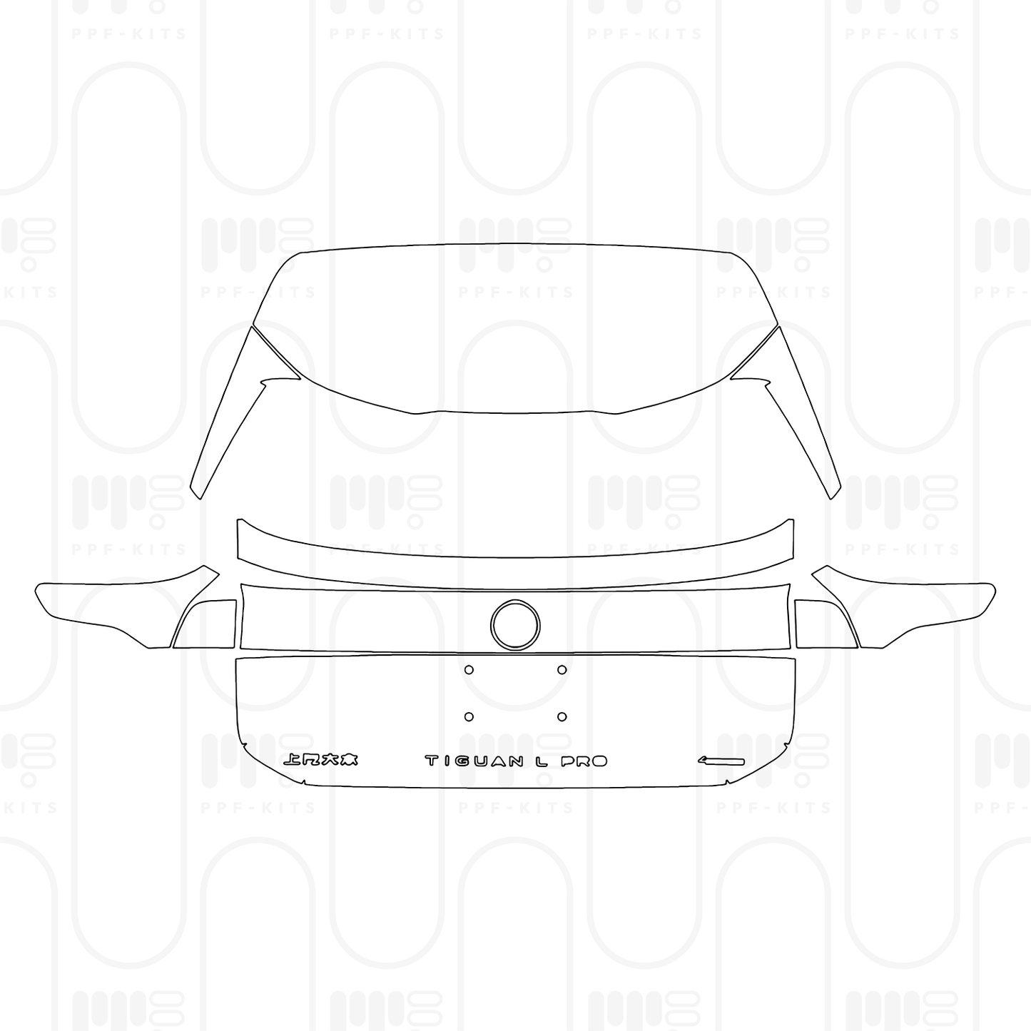 Pre-Cut PPF Volkswagen Tiguan L Pro R-Line 2025