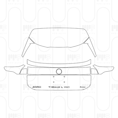 Pre-Cut PPF Volkswagen Tiguan L Pro R-Line 2025
