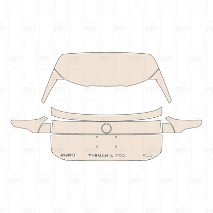 Pre-Cut PPF Volkswagen Tiguan L Pro R-Line 2026