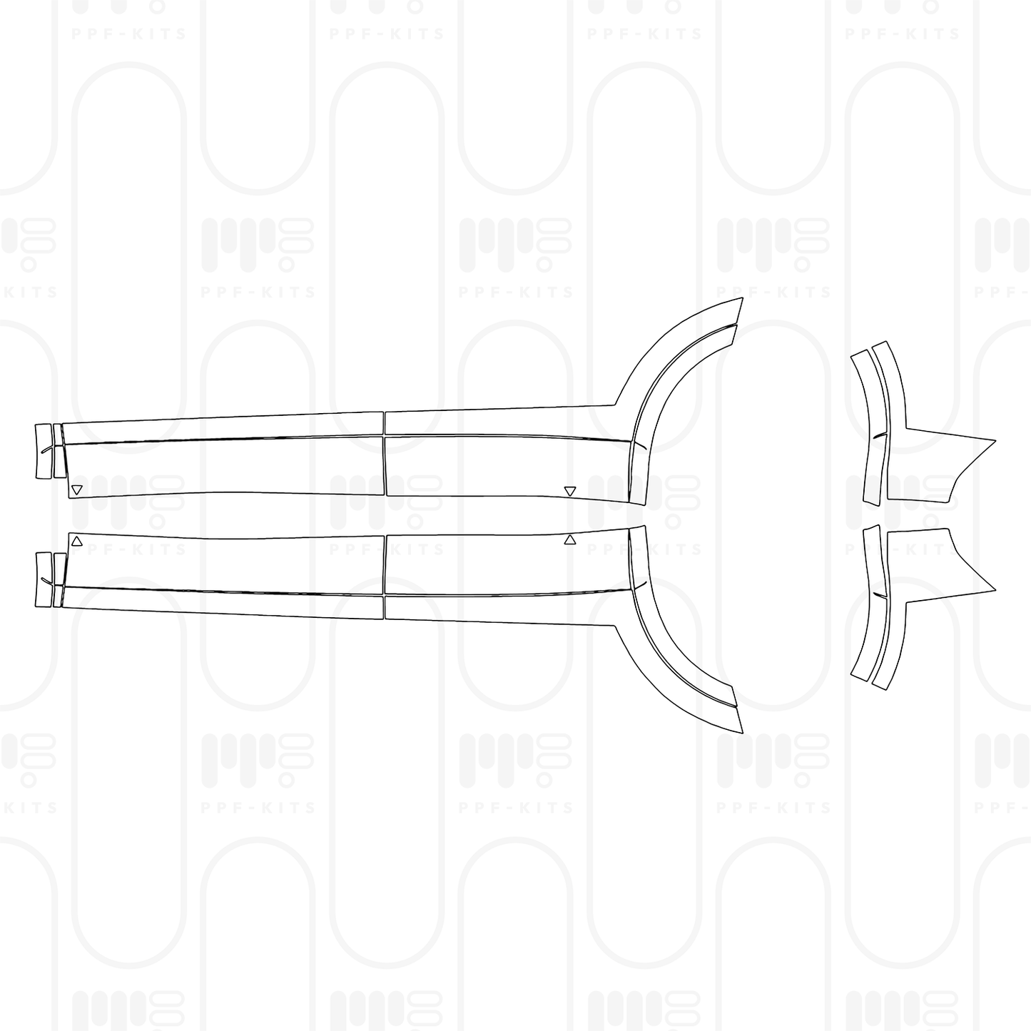 Pre-Cut PPF Volkswagen Tiguan L Pro R-Line 2025