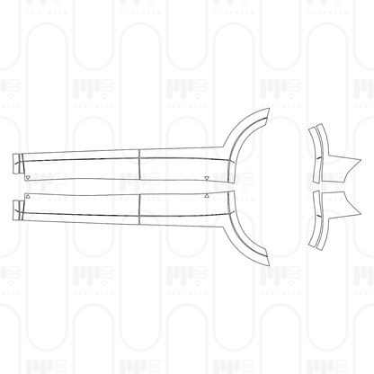 Pre-Cut PPF Volkswagen Tiguan L Pro R-Line 2025