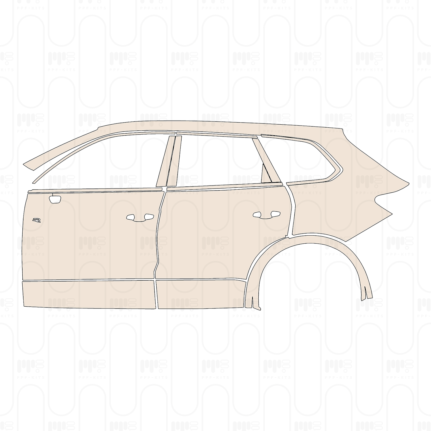 Pre-Cut PPF Volkswagen Touareg R-Line 2026