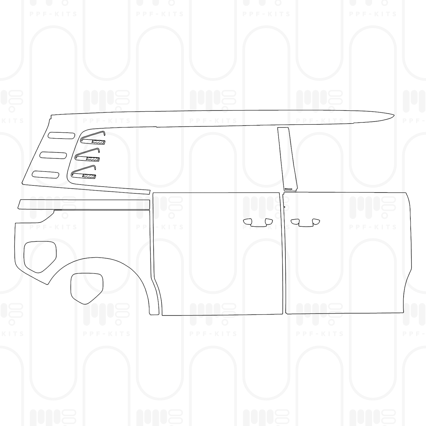 Pre-Cut PPF Volkswagen ID.BUZZ Standard Wheelbase Standard 2025