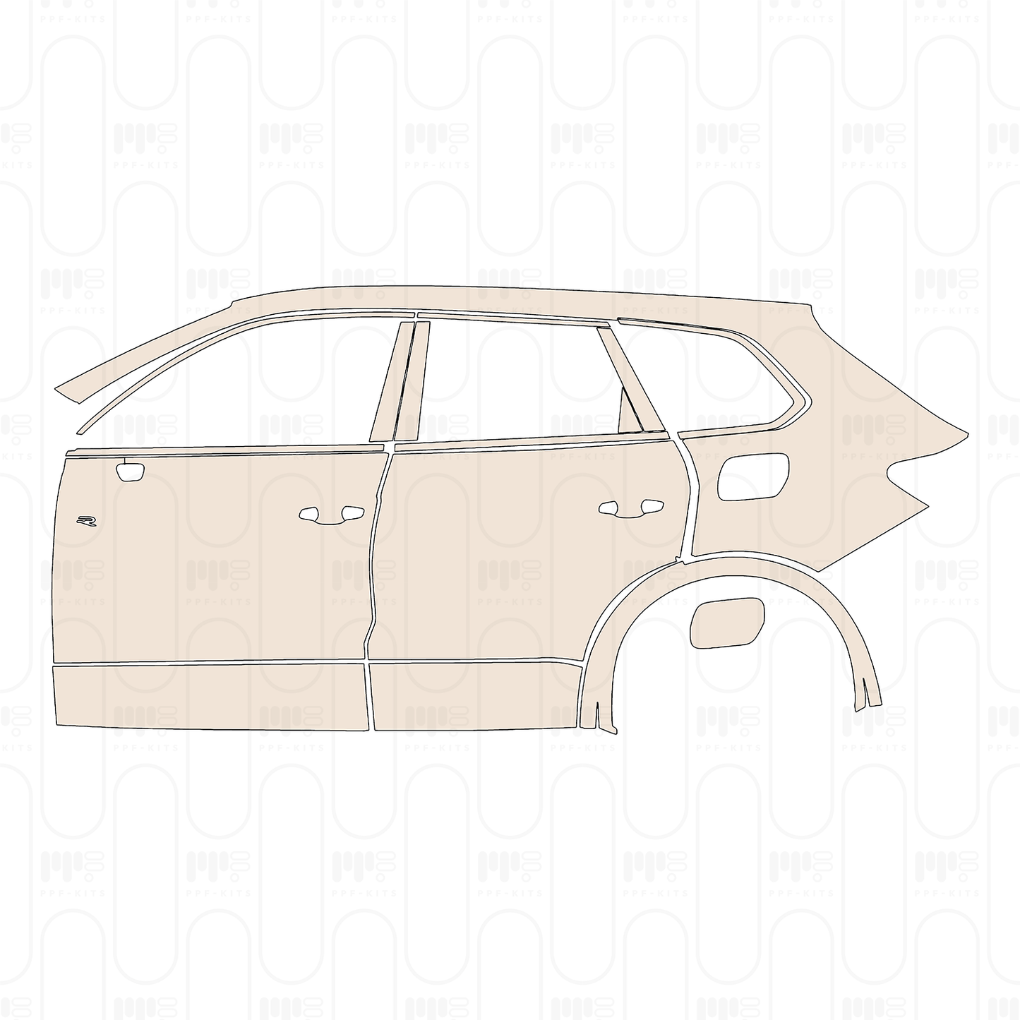 Pre-Cut PPF Volkswagen Touareg R 2026